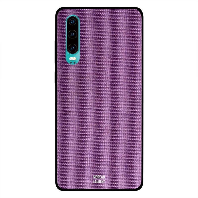 

Moreau Laurent Huawei P30 Mobile Phone Back Cover, Purple Jeans Cloth Pattern