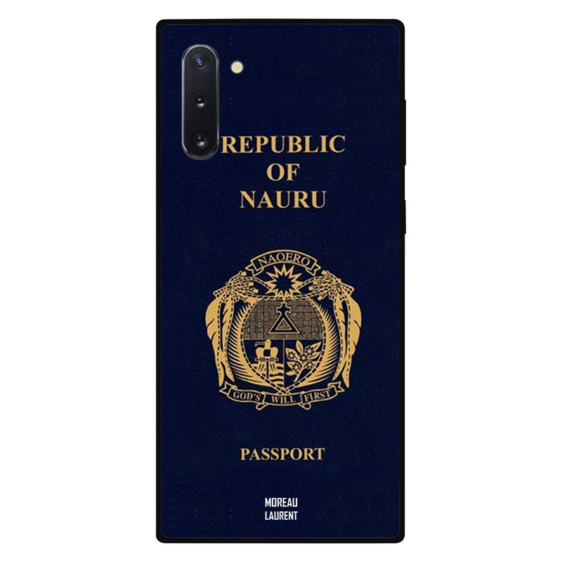

Moreau Laurent Samsung Note 10 Mobile Phone Back Cover, Nauru Passport