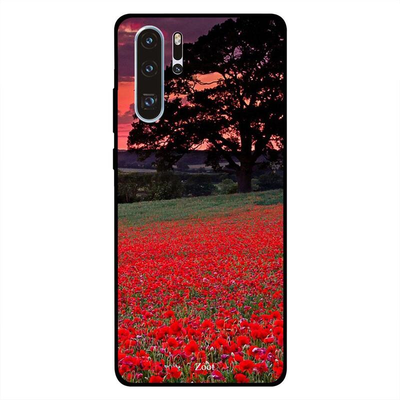 

Zoot Huawei P30 Pro Mobile Phone Back Cover, Red Garden Dark Clouds
