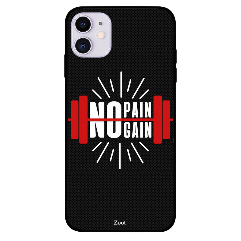 

Zoot Apple iPhone 11 Mobile Phone Back Cover, No Pain, No Gain