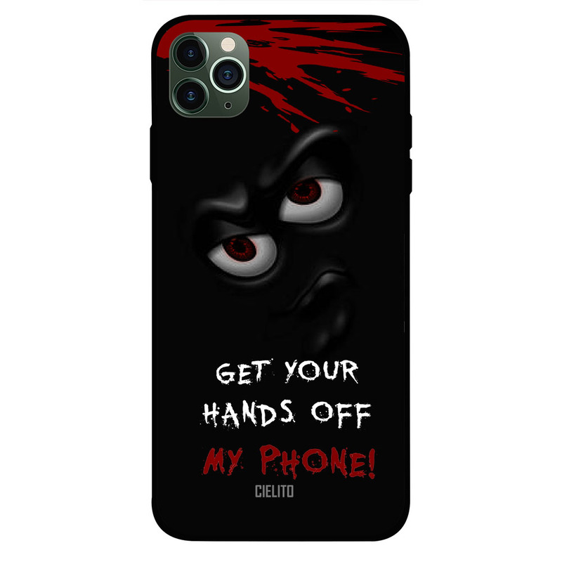 

Cielito Apple iPhone 11 Pro Mobile Phone Back Cover, Hands Off My Phone