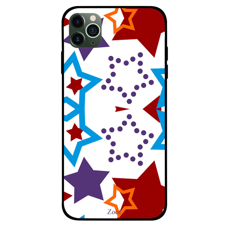 

Zoot Apple iPhone 11 Pro Max Mobile Phone Back Cover, Colorful Stars