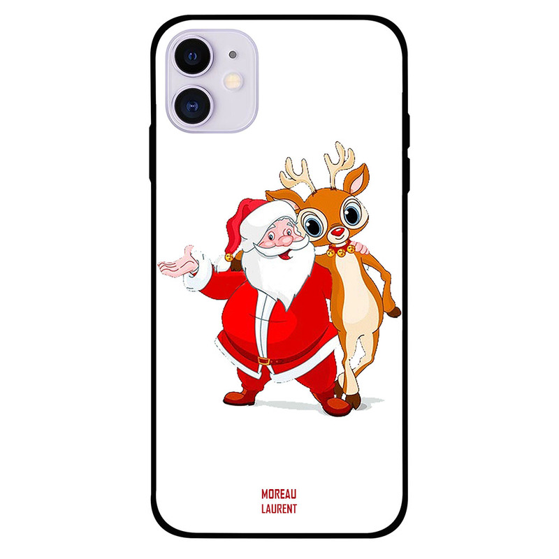 

Moreau Laurent Apple iPhone 11 Mobile Phone Back Cover, Merry Christmas Together