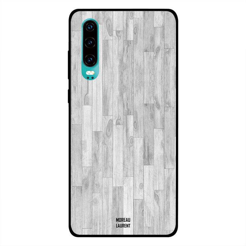 

Moreau Laurent Huawei P30 Mobile Phone Back Cover, White Plywood Pattern