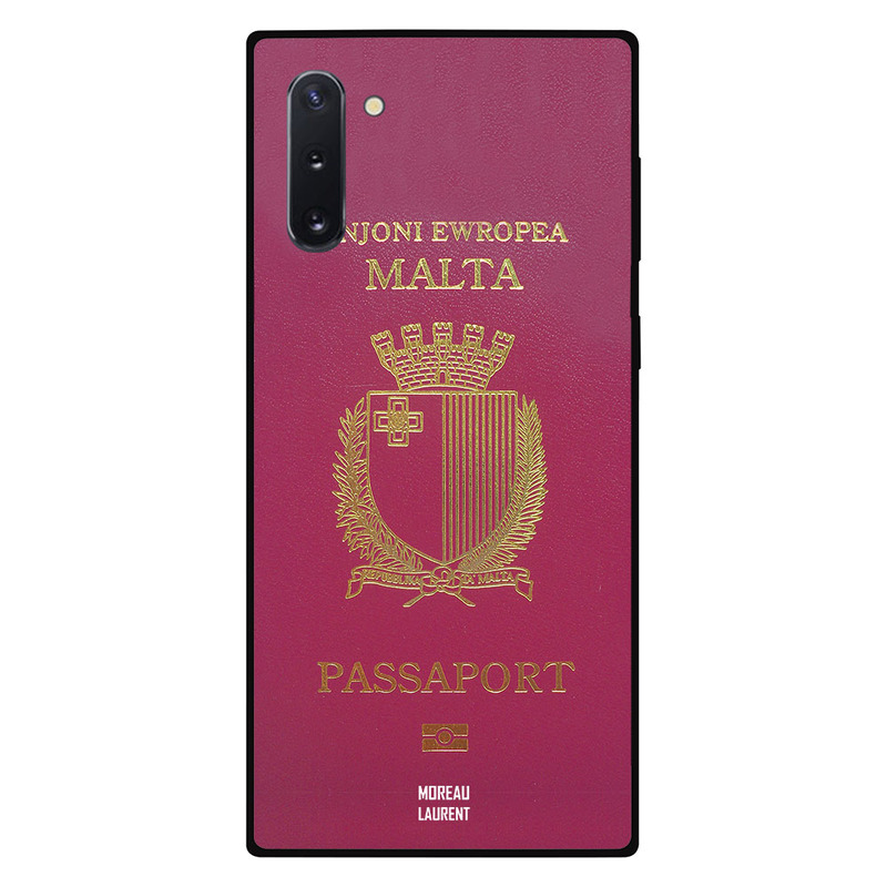 

Moreau Laurent Samsung Note 10 Mobile Phone Back Cover, Malta Passport