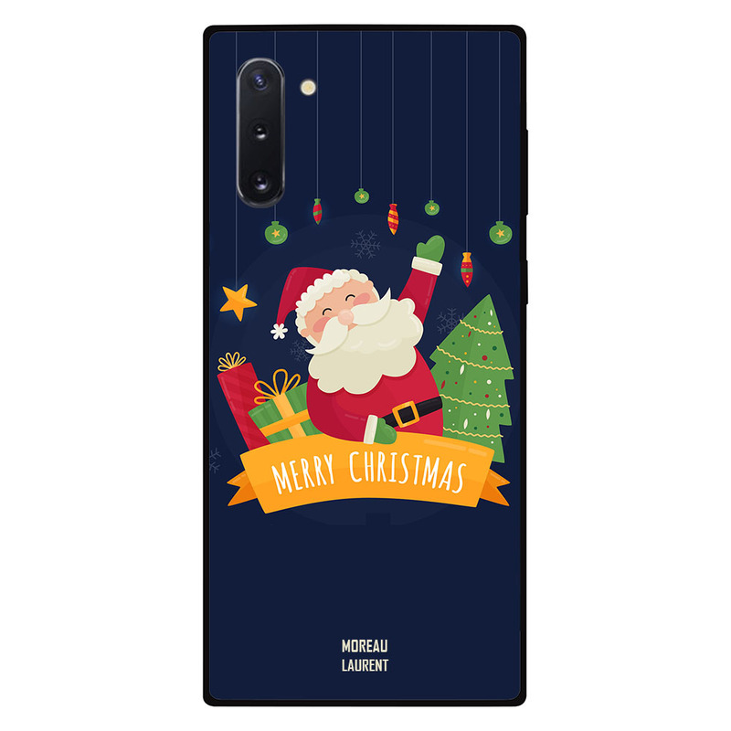 

Moreau Laurent Samsung Note 10 Mobile Phone Back Cover, Merry Christmas Tree with Messenger