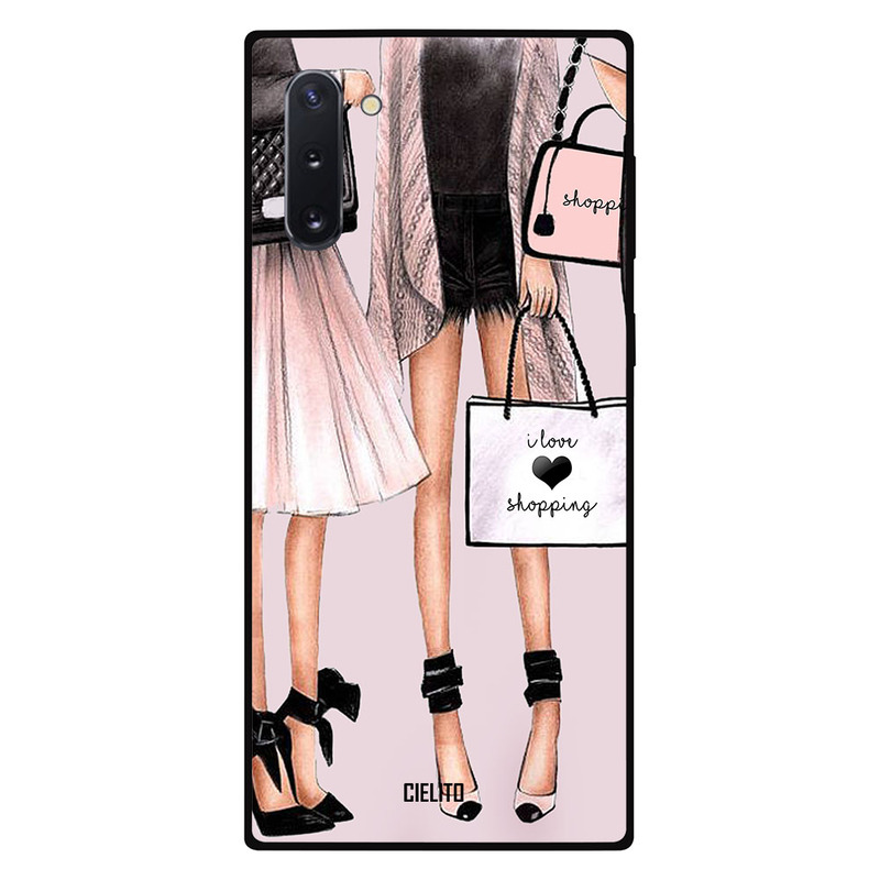 

Cielito Samsung Note 10 Mobile Phone Back Cover, Girls On Shopping