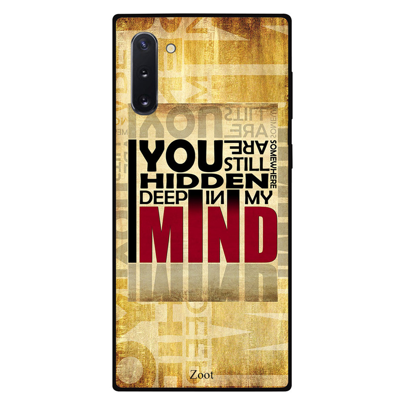 

Zoot Samsung Note 10 Mobile Phone Back Cover, You Are Hidden In My Mind
