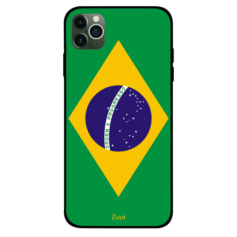 

Zoot Apple iPhone 11 Pro Max Mobile Phone Back Cover, Brazil Flag