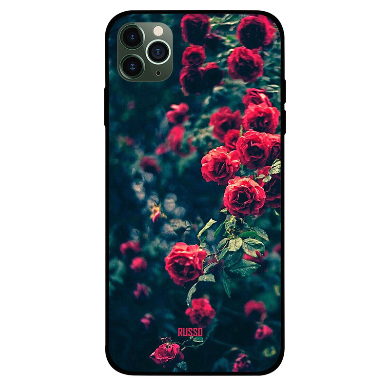 

Russo Apple iPhone 11 Pro Mobile Phone Back Cover, Garden of Roses