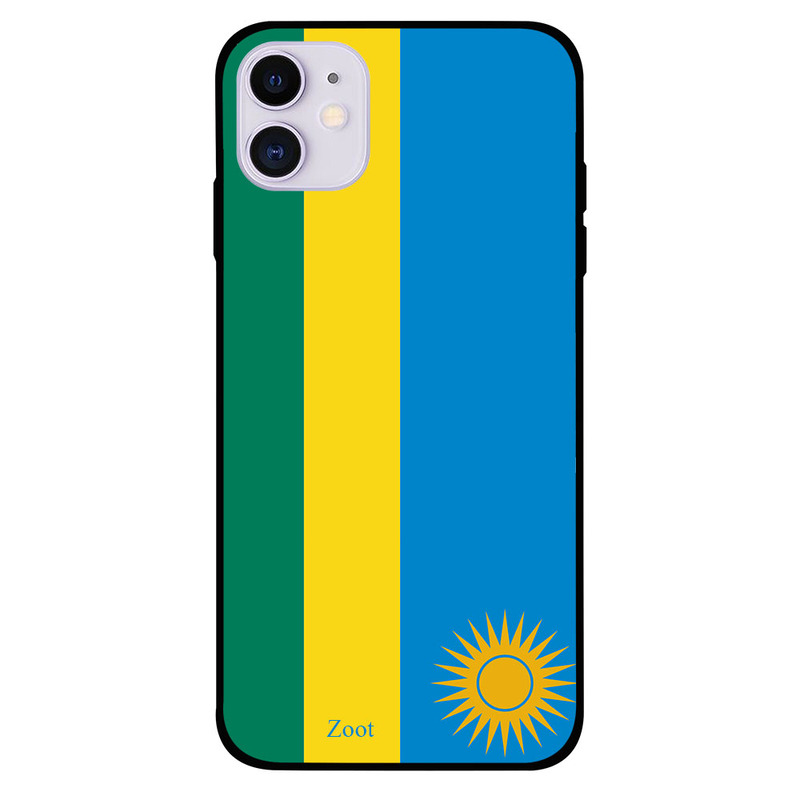 

Zoot Apple iPhone 11 Mobile Phone Back Cover, Rwanda Flag