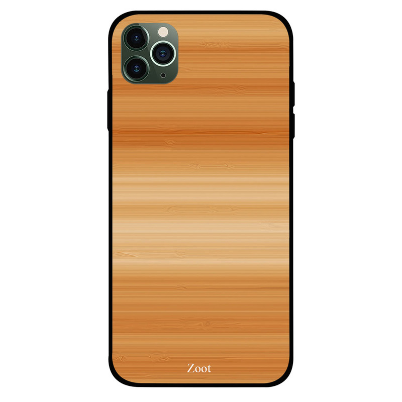 

Zoot Apple iPhone 11 Pro Max Mobile Phone Back Cover, Wooden Plain Horizental