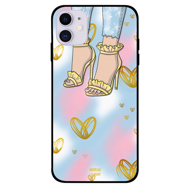 

Moreau Laurent Apple iPhone 11 Mobile Phone Back Cover, Yellow Shoes