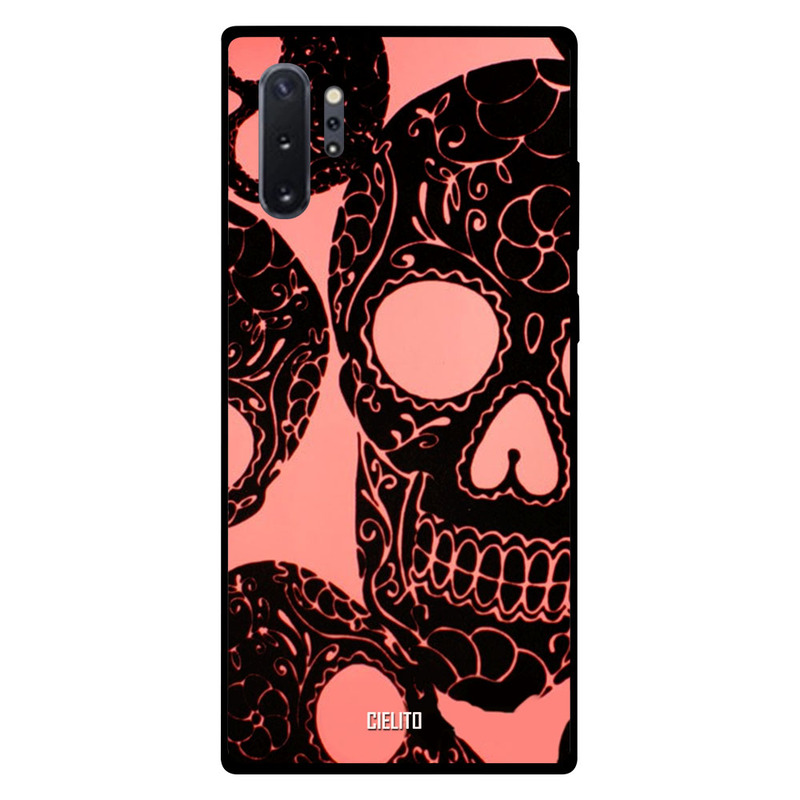 

Cielito Samsung Note Plus Mobile Phone Back Cover, Skull Art