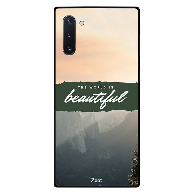 

Zoot Samsung Note 10 Mobile Phone Back Cover, The World Is Beautiful