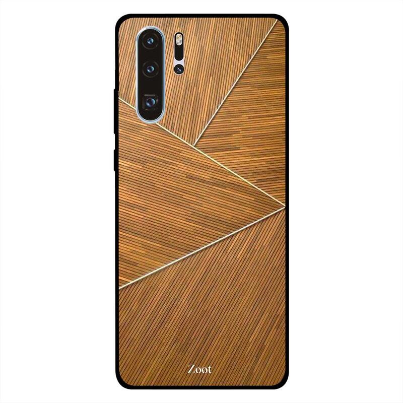 

Zoot Huawei P30 Pro Mobile Phone Back Cover, Wooden Traingle