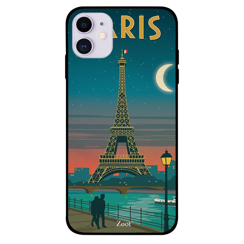 

Zoot Apple iPhone 11 Mobile Phone Back Cover, Eiffel Tower Paris