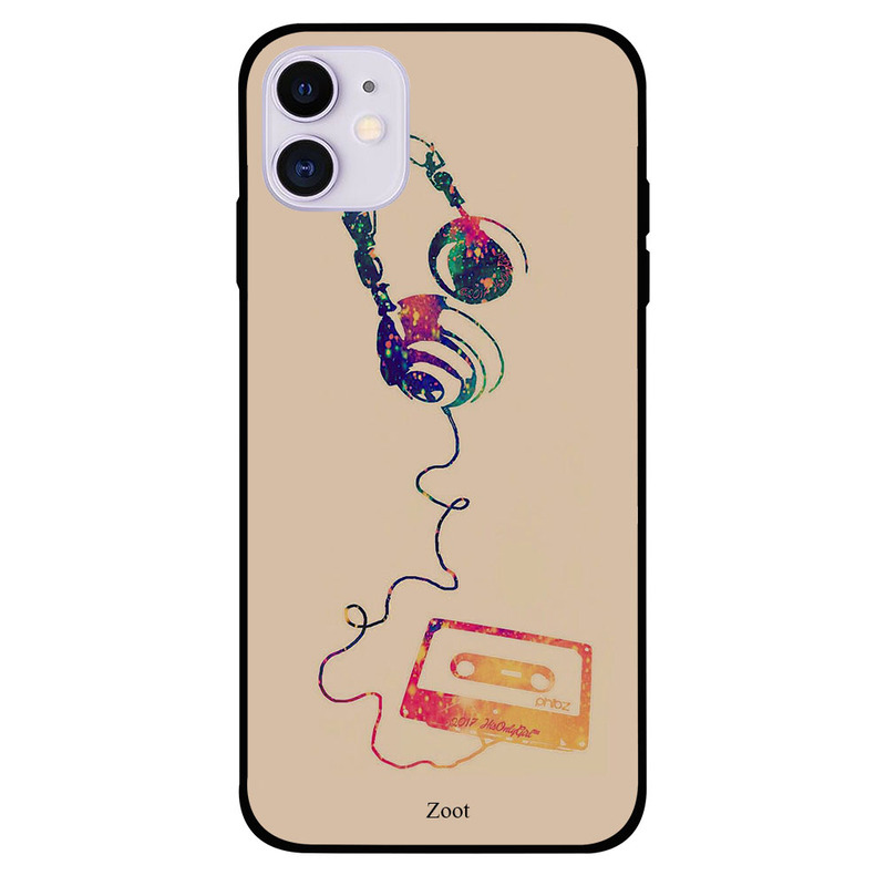 

Zoot Apple iPhone 11 Mobile Phone Back Cover, Cassette Player