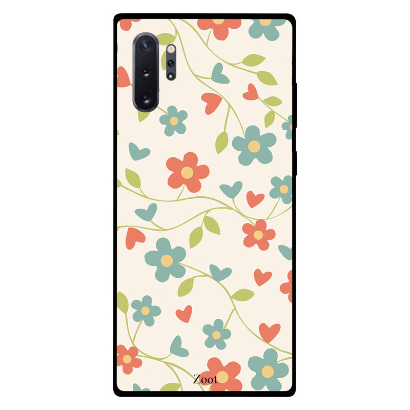 

Zoot Samsung Note Plus Mobile Phone Back Cover, Floral Blue Orange
