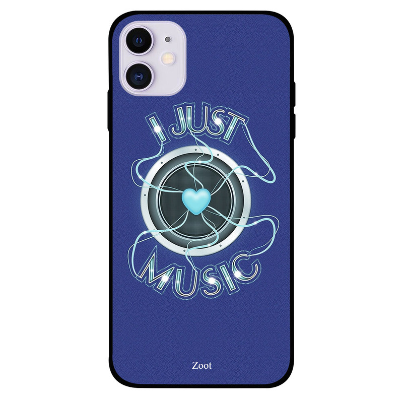 

Zoot Apple iPhone 11 Mobile Phone Back Cover, I Just Love Music