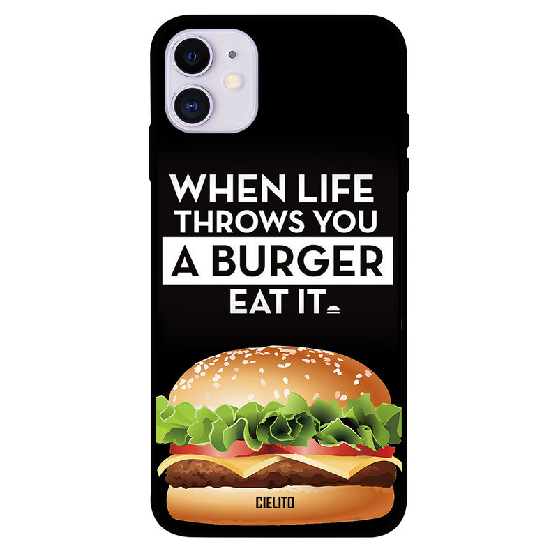 

Cielito Apple iPhone 11 Mobile Phone Back Cover, Burger