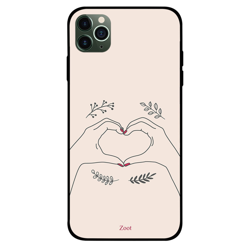 

Zoot Apple iPhone 11 Pro Mobile Phone Back Cover, Hand Heart