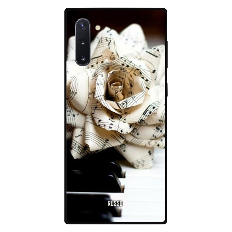 

Russo Samsung Note 10 Mobile Phone Back Cover, Notation On Flower