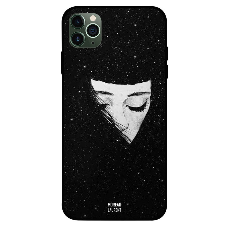

Moreau Laurent Apple iPhone 11 Pro Mobile Phone Back Cover, Sad Girl in Stars