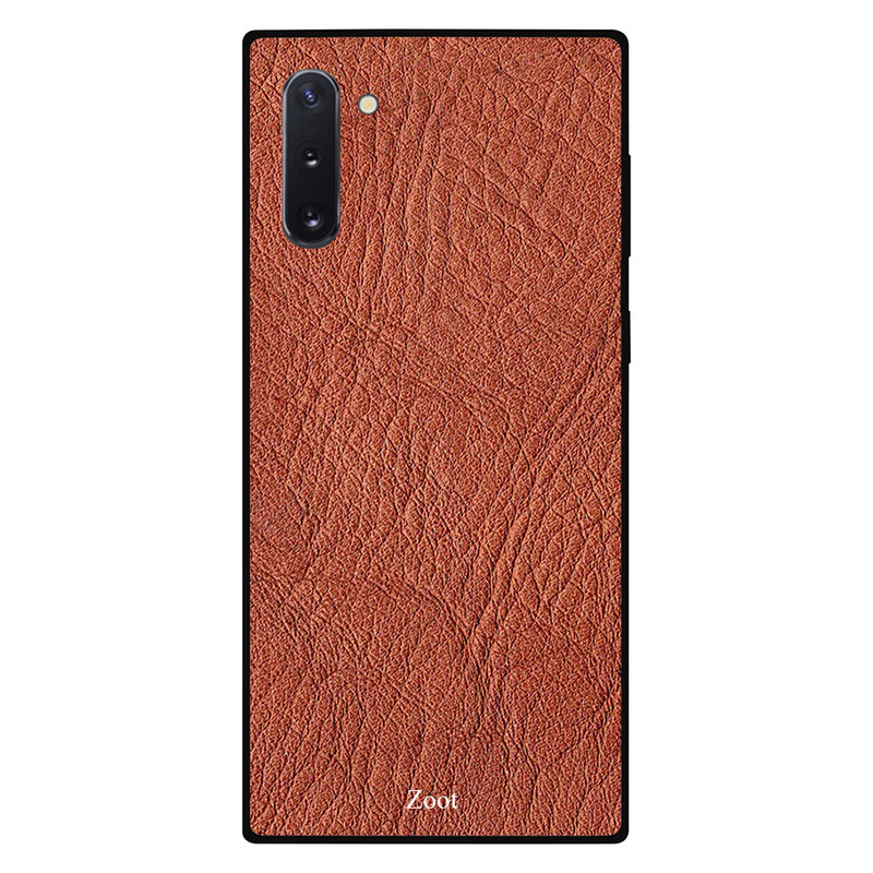 

Zoot Samsung Note 10 Mobile Phone Back Cover, Brown Leather