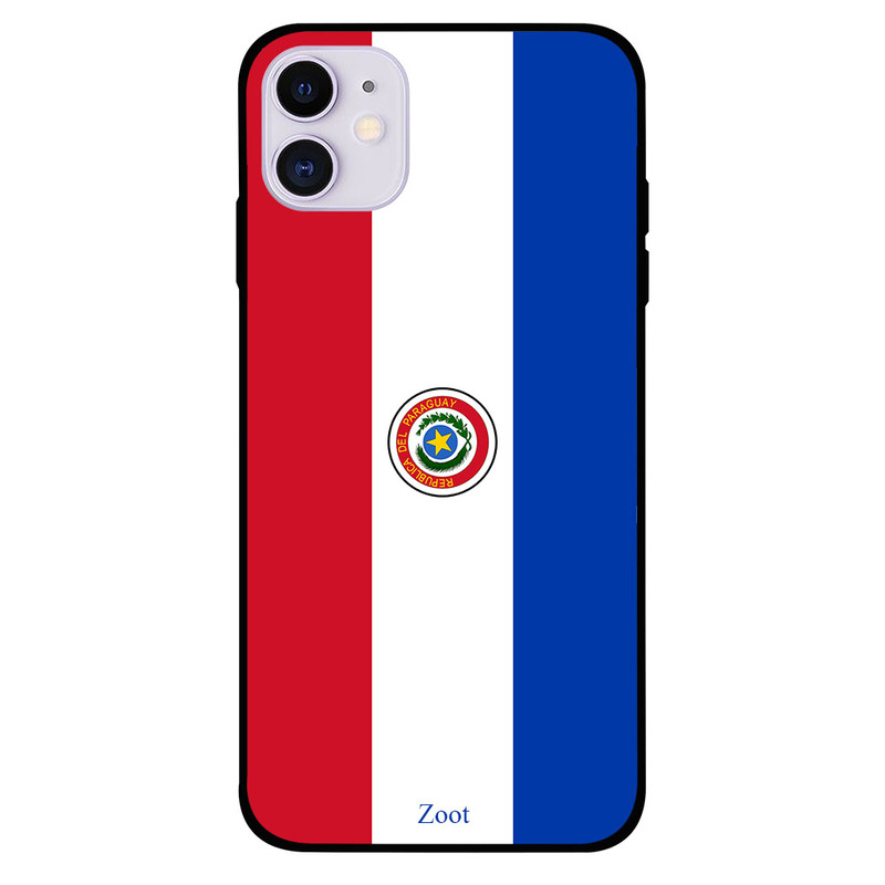 

Zoot Apple iPhone 11 Mobile Phone Back Cover, Paraguay Flag