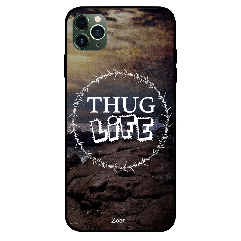 

Zoot Apple iPhone 11 Pro Max Mobile Phone Back Cover, Thug Life