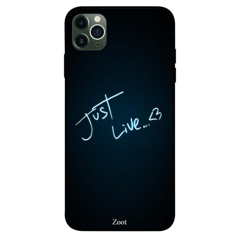 

Zoot Apple iPhone 11 Pro Max Mobile Phone Back Cover, Just Live