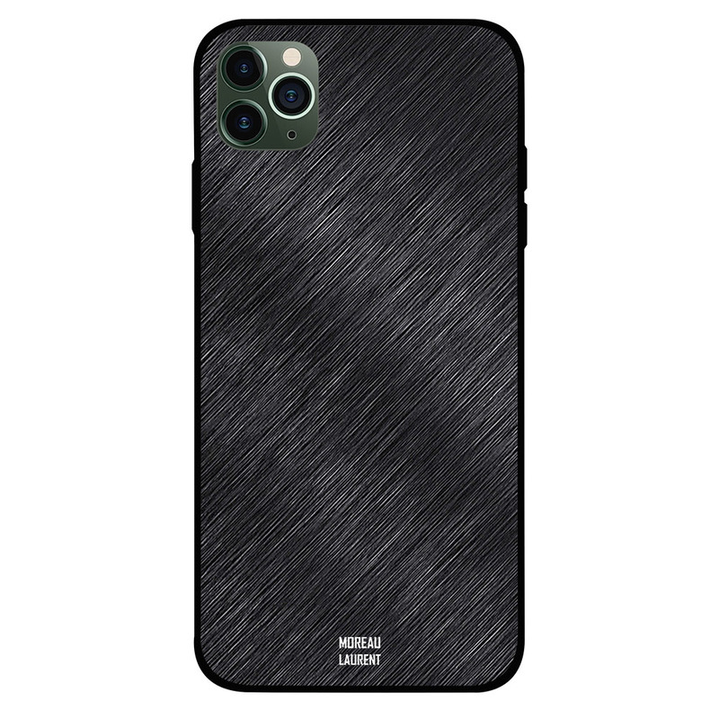 

Moreau Laurent Apple iPhone 11 Pro Mobile Phone Back Cover, Black Lighten Pattern