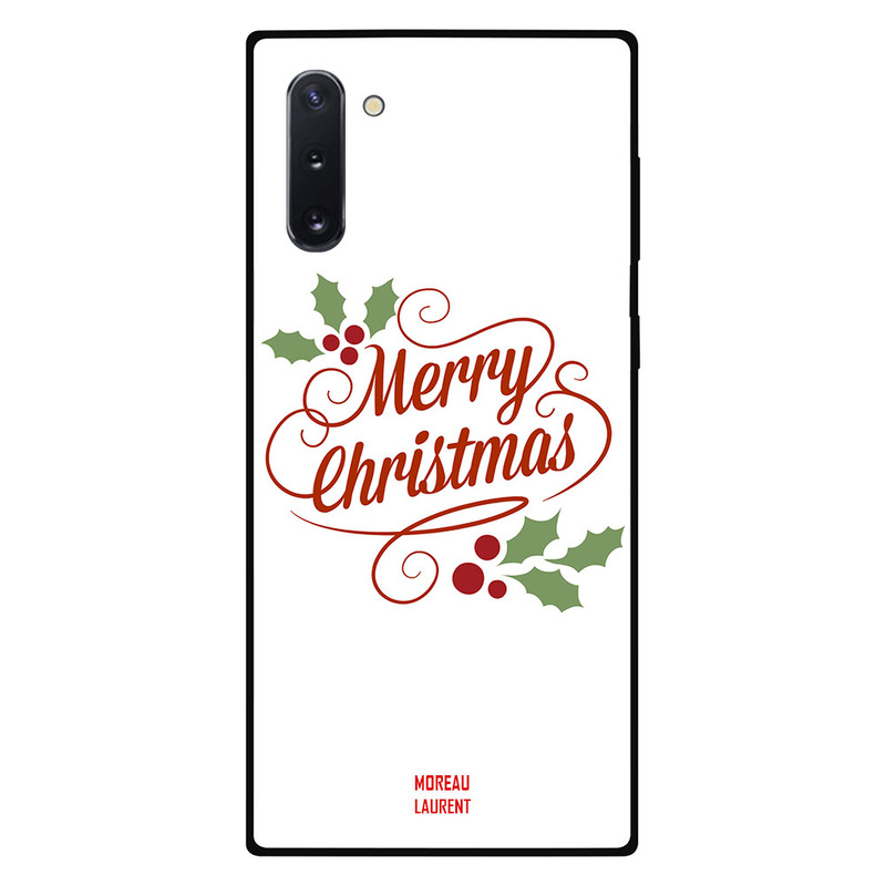 

Moreau Laurent Samsung Note 10 Mobile Phone Back Cover, Merry Christmas Written