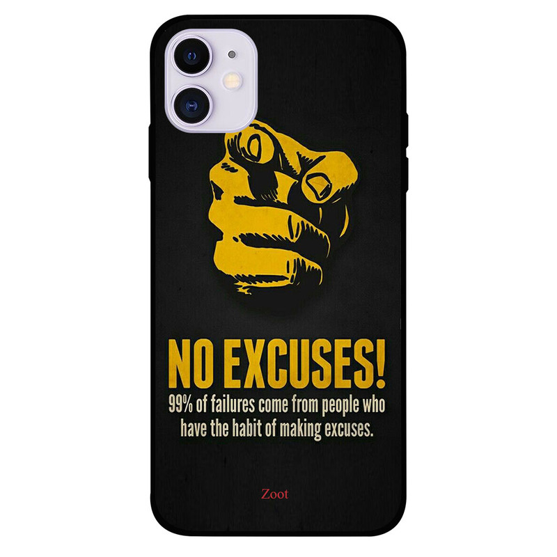 

Zoot Apple iPhone 11 Mobile Phone Back Cover, No Excuses