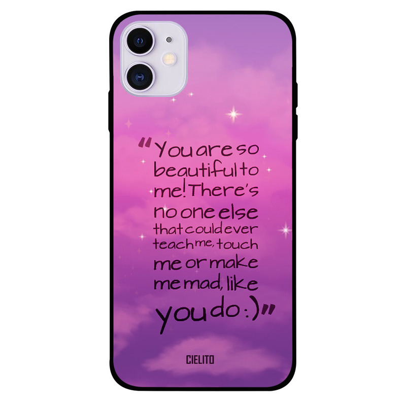 

Cielito Apple iPhone 11 Mobile Phone Back Cover, U R So Beautiful To Me