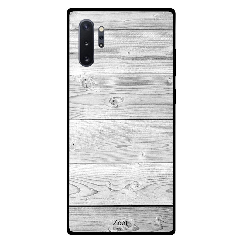 

Zoot Samsung Note Plus Mobile Phone Back Cover, Wooden White Grey