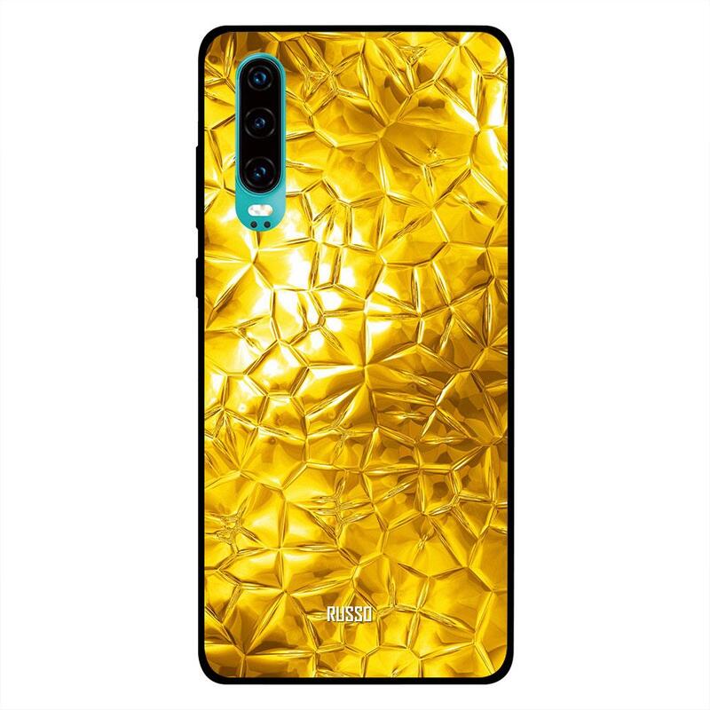 

Russo Huawei P30 Mobile Phone Back Cover, Blue Water Paint Art