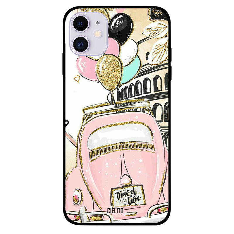 

Cielito Apple iPhone 11 Mobile Phone Back Cover, To Travel Is To Live