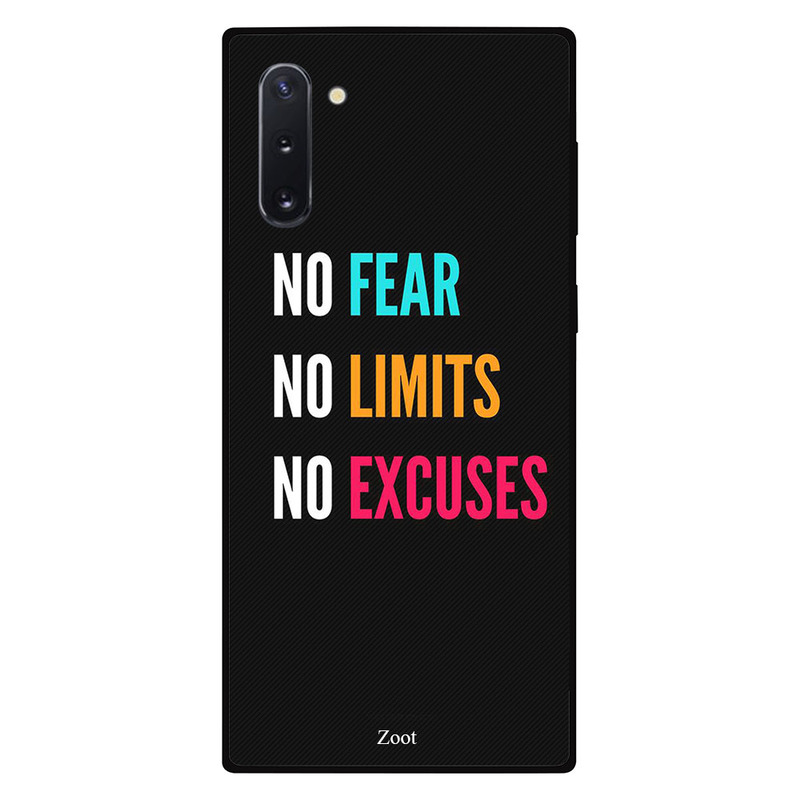 

Zoot Samsung Note 10 Mobile Phone Back Cover, No Fear Limits Excuses