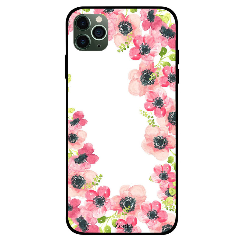

Zoot Apple iPhone 11 Pro Max Mobile Phone Back Cover, Pink Flowers Pattern