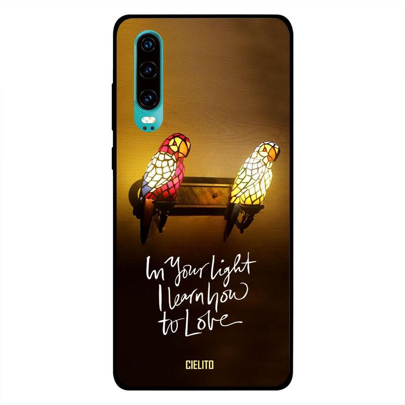 

Cielito Huawei P30 Mobile Phone Back Cover, Parrot Love Light