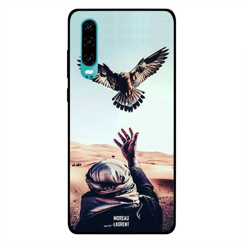 

Moreau Laurent Huawei P30 Mobile Phone Back Cover, Eagle Coming Back to Hand
