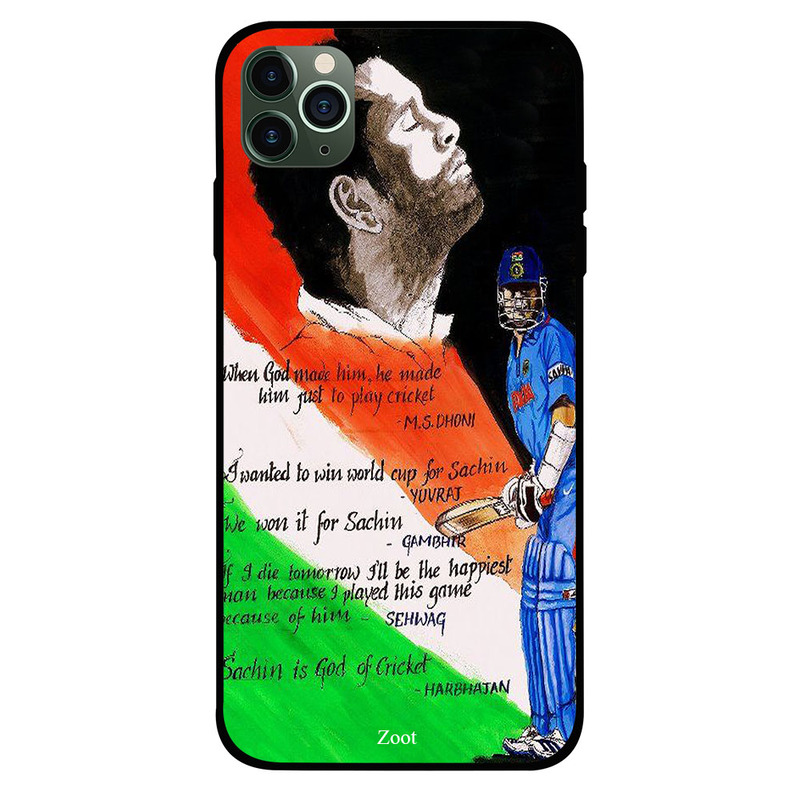 

Zoot Apple iPhone 11 Pro Mobile Phone Back Cover, Cricket Quotes