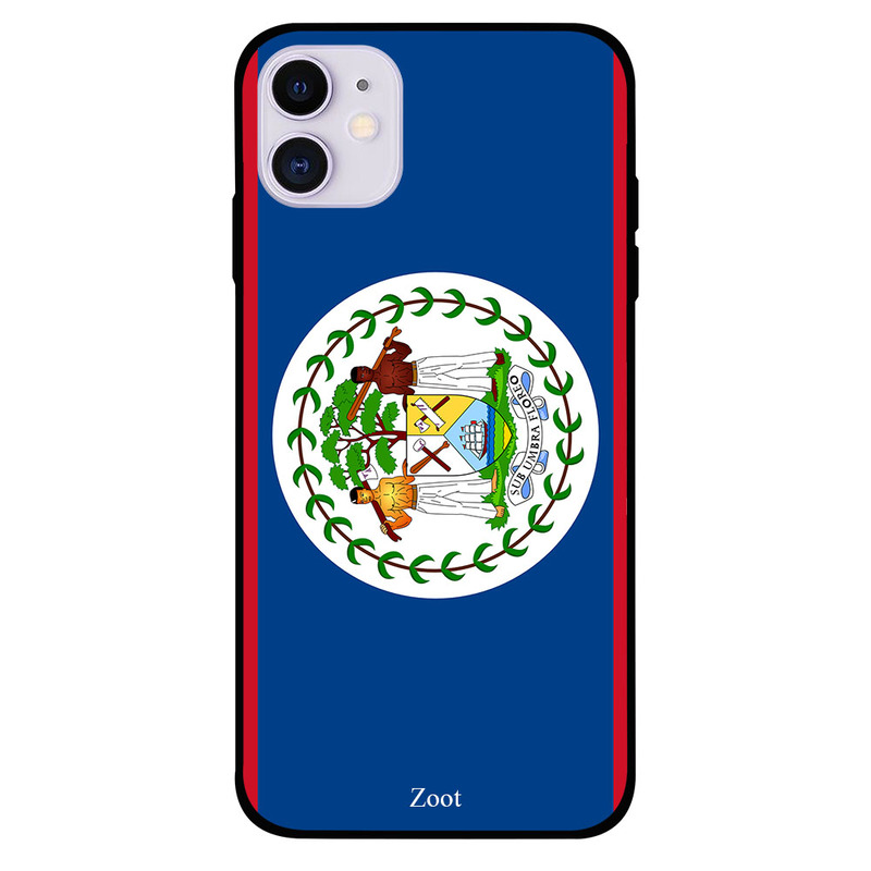 

Zoot Apple iPhone 11 Mobile Phone Back Cover, Belize Flag