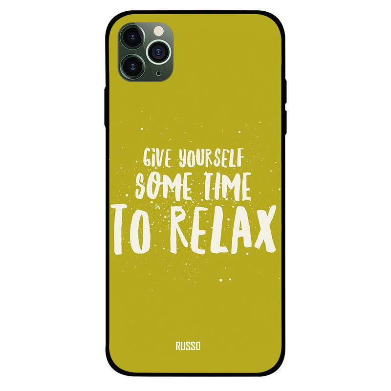 

Russo Apple iPhone 11 Pro Max Mobile Phone Back Cover, Time To Relax