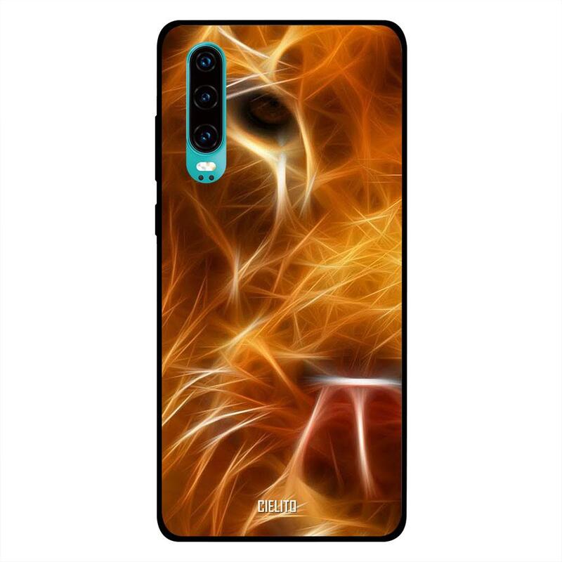 

Cielito Huawei P30 Mobile Phone Back Cover, Tiger Eye Pen Art