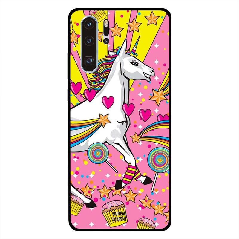 

Moreau Laurent Huawei P30 Pro Mobile Phone Back Cover, Unicorn Girl