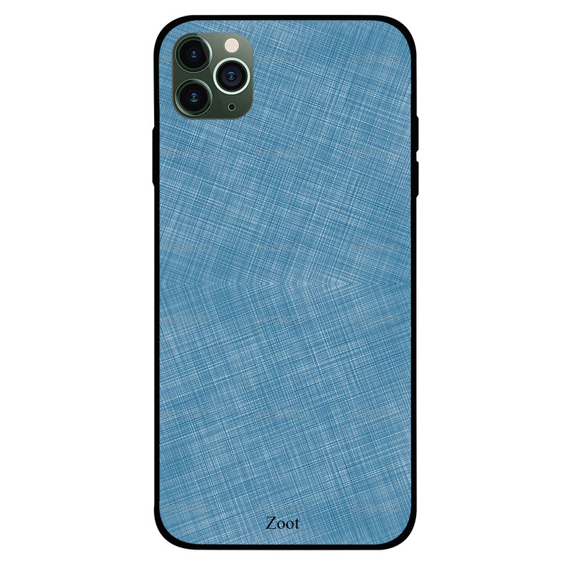 

Zoot Apple iPhone 11 Pro Max Mobile Phone Back Cover, Leather Blue Printed