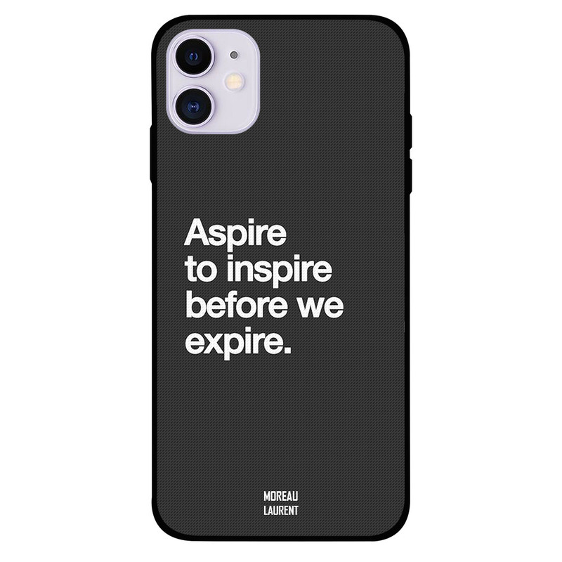 

Moreau Laurent Apple iPhone 11 Mobile Phone Back Cover, Aspire to Inspire Before We Expire